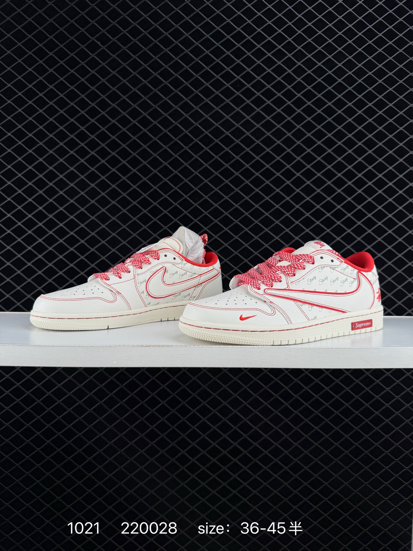 Travis Scott x Nike Air Jordan 1 Low x Stussy